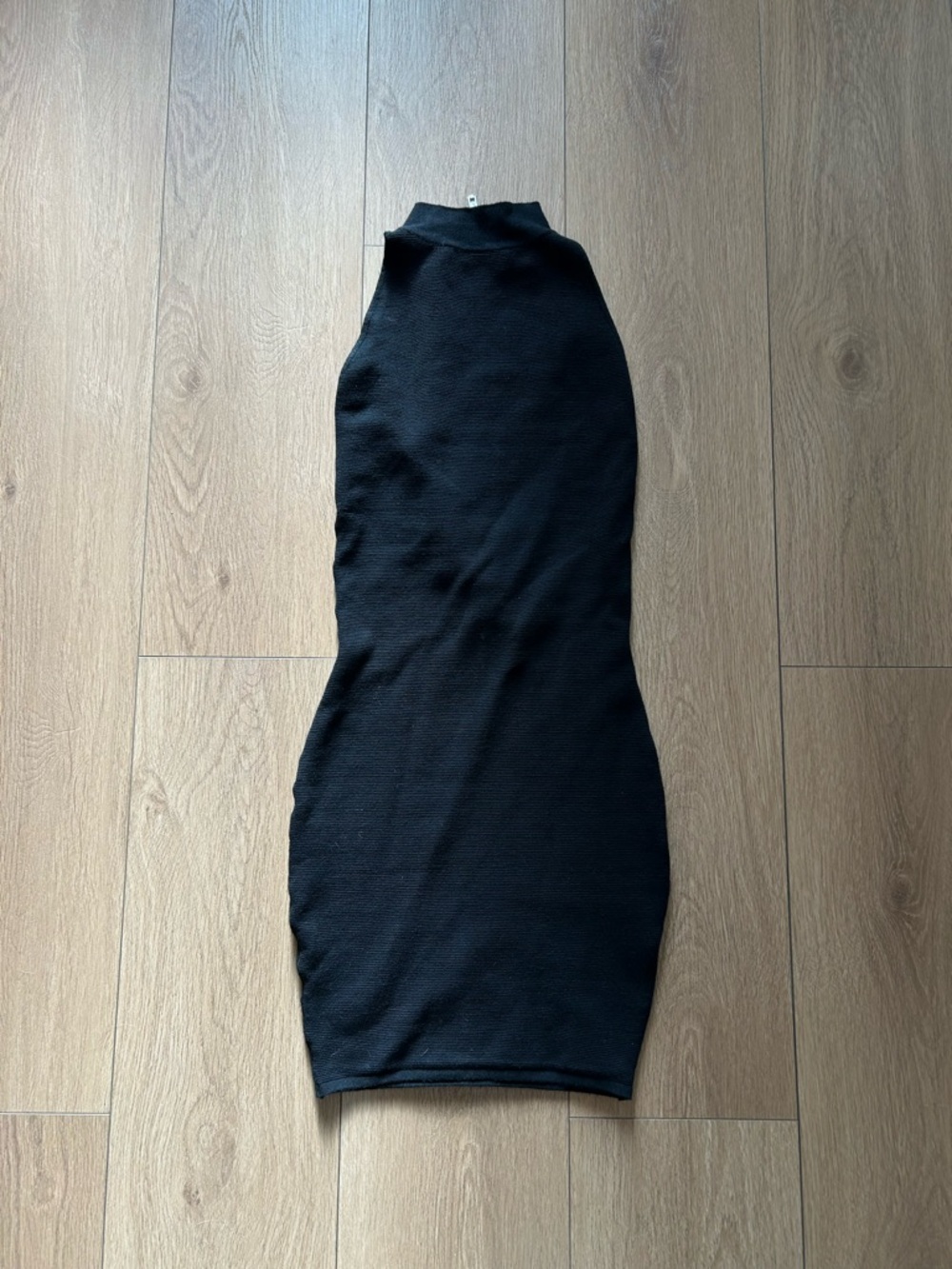 Industry Republic Black Sleeveless Turtleneck Bodycon Dress